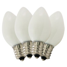 Replacement Ceramic White C7 Stringlight Bulbs
