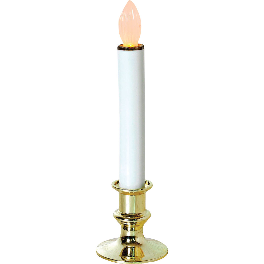 decorative flameless window candle w timer brass finish decorative flameless window candle w timer brass finish