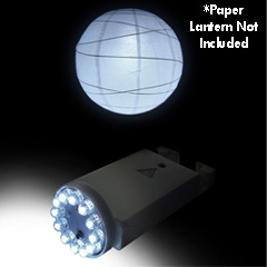 Paper Lantern Light / 12 White LED’s, LED Lights, Paper Lantern Lights, Lanter, Light, LED, Home &amp; Garden, Decorations, Party Lights, Lights &amp; Decorations