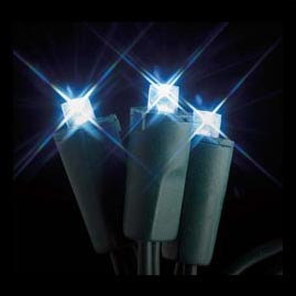 LED Battery Operated 5MM Party String Lights - 20 White Lights - LED String Lights