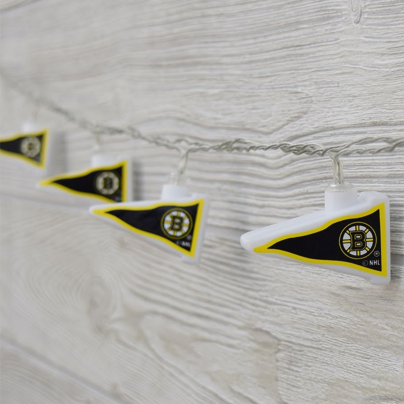 NHL Boston Bruins LED Pennant Lights - Battery Operated
