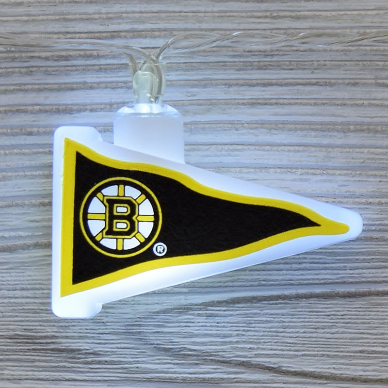 NHL Boston Bruins LED Pennant Lights - Battery Operated
