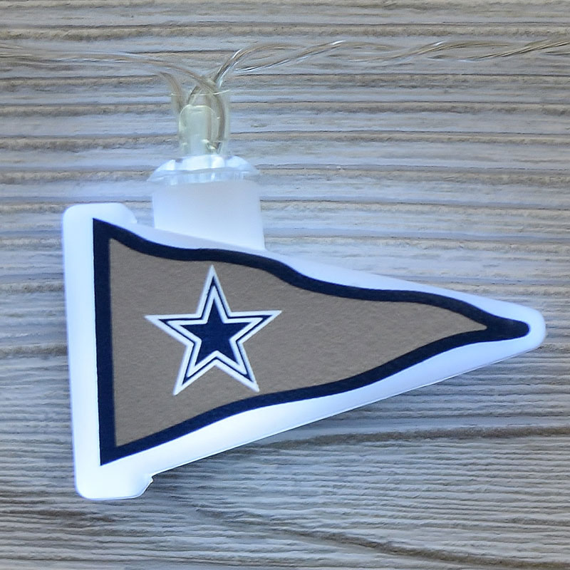 NFL Dallas Cowboys LED Pennant Lights Battery Operated