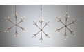 14 Inch Battery Operated Twinkle Lighted Snowflakes - Brown - 3 Set - GC2020590