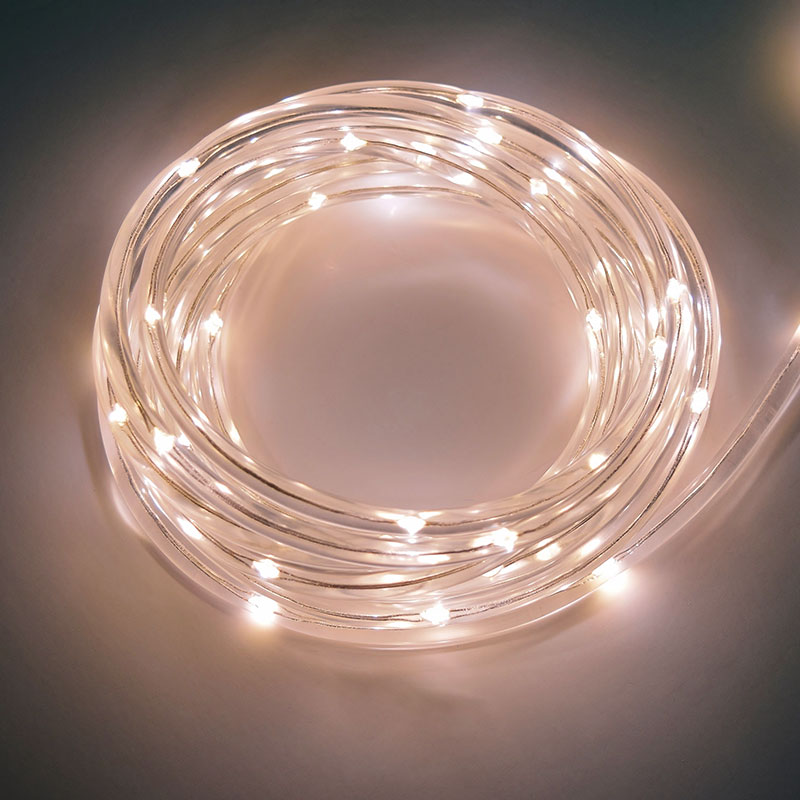 Warm White Ropelight 15 Feet Battery Warm White Led Rope Light Battery Multi Function Timer 15 Feet