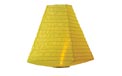 Battery Operated Nylon Trapezoid Shade Lantern - Yellow - 11" - 722054