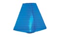 Battery Operated Nylon Trapezoid Shade Lantern - Blue - 11" - 722055