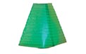 Battery Operated Nylon Trapezoid Shade Lantern - Green - 11" - 722056