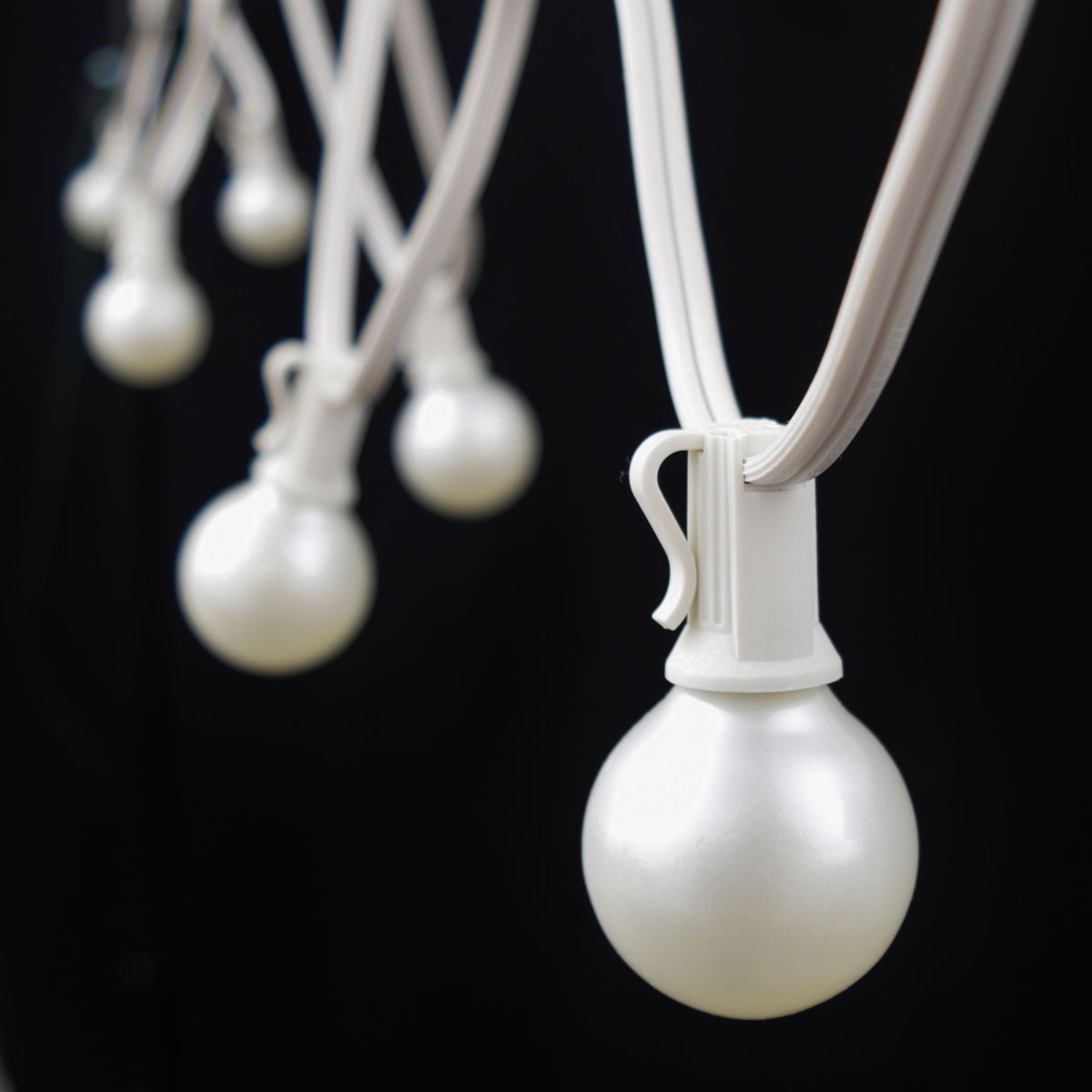 25 Commercial Candelabra Base Light Strand - Frosted