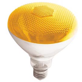 Westinghouse [04411] 100W PAR38 Floodlight Bulb - Amber - Indoor/Outdoor Floodlights