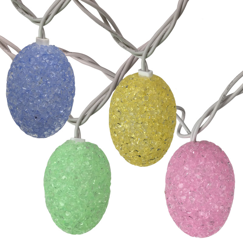 pastel colored easter egg string lights 10 lights pastel colored easter egg string lights 10 lights