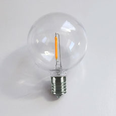 G40 LED Globe Light Bulb - Plastic - Warm White - E17 AIS-G40I-PL-WW-1F