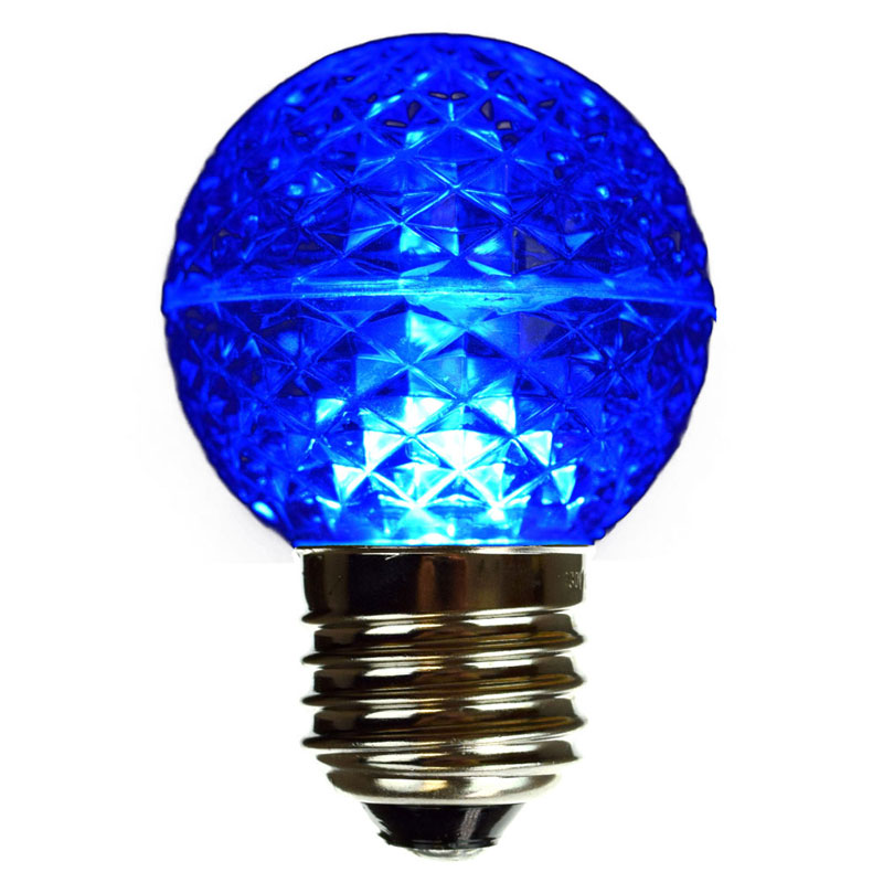 Blue LED Globe Light Bulb