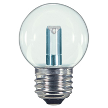 Warm White Professional Series LED G50 Light Bulbs - Plastic