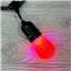 Pink LED S14 Crystal Cut Faceted Light Bulb