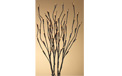 24" Outdoor Battery Operated Black Wrapped Lighted Amber Branches - set of 4 - GC1710950