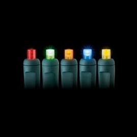 FLEXCHANGE™ LED String Light Strand - 50 Lights - Multi-Color Frosted - Interchangeable LED String Light Strands &amp; Sets
