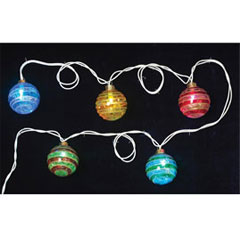 10 Count LED Ornament Light String - Warm White