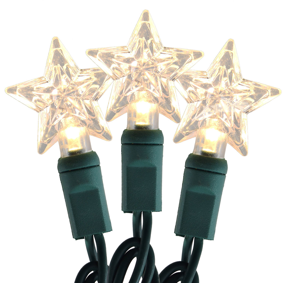 star shaped string lights warm white green wire star shaped string lights warm white green wire