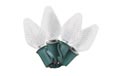 LED C9 Solar Powered Party String Lights - White - 904917