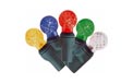 LED C5 Solar Powered Party String Lights - Multi-Color - 904926