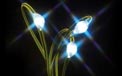 LED Battery Operated Ultra Thin Wire String Light Strand - 18 Blue Lights - 725043