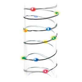 LED Battery Operated Ultra Thin Wire String Light Strand - 18 Multi-Color - LED String Lights