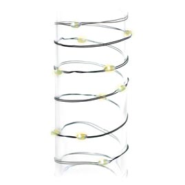 LED Battery Operated Ultra Thin Wire String Light Strand - 18 Warm White Lights - LED String Lights