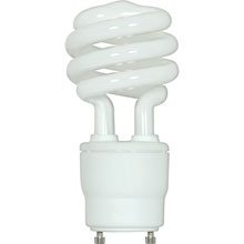 15W GU24 Spiral CFL Light Bulb