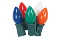 25 Count Outdoor/Indoor C7 Ceramic String Light Strand Set - Multi-Color 905402