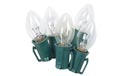25 Count Outdoor/Indoor C7 Ceramic String Light Strand Set - Clear - 905410