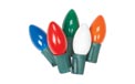 25 Count Outdoor/Indoor C9 Ceramic Stringlight Set - Multi-Color Bulbs