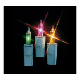 50 Count Indoor/Outdoor Mardi Gras Themed String Light Set - Purple, Green &amp; Yellow Bulbs - Miniature String Light Strands &amp; Sets