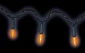 100 Count Outdoor/Indoor Miniature Orange String Light Strand Set - AI-0292