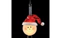 7" Snowman w/ Santa Hat Acrylic Bubbler Night Light - 165322