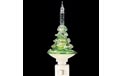 7" Christmas Tree Acrylic Bubbler Night Light - 165324