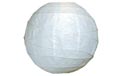 White 10" Round Rice Paper Lanterns L2