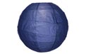 Navy Blue 10" Round Rice Paper Lantern - L2NA