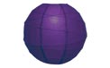 Plum 10" Round Rice Paper Lanterns - L2PL