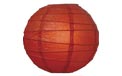 Red 10" Round Rice Paper Lanterns L2RE