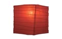 Cinnamon 10" Square Rice Paper Lantern - LSQCI