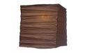 Chocolate 10" Square Rice Paper Lantern - LSQCL