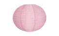 Petal Pink 14" Round Nylon Lantern - SH10