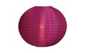 Raspberry 14" Round Nylon Lantern - SH2