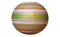 Preppy Stripe 14" Round Paper Lantern - L116