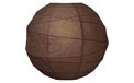 Chocolate 14" Round Rice Paper Lantern - L14CL