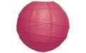 Coral 14" Round Rice Paper Lantern - L14CO