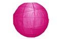 Fuchsia 14" Round Rice Paper Lantern L14FU