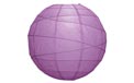 Lilac 14" Round Rice Paper Lantern - L14LI