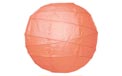 Peach 14" Round Rice Paper Lantern - L14PE